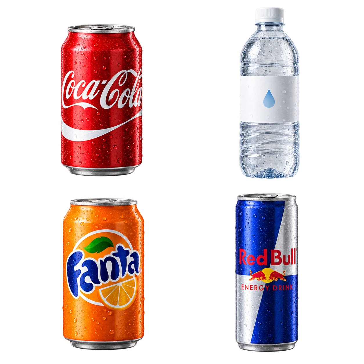 Gekühlte Cola-Dose mit Kondenswassertropfen